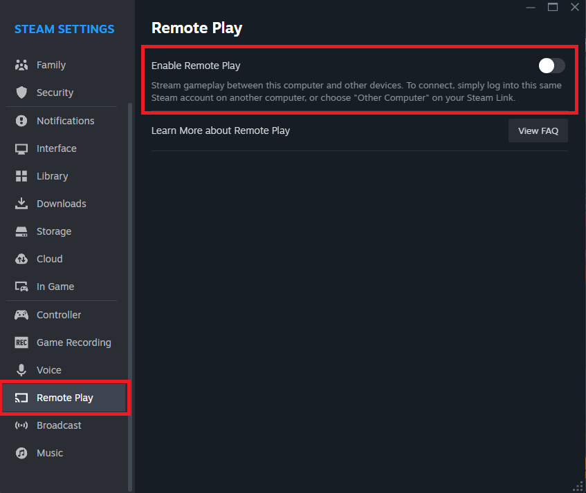 Cài đặt Remote Play